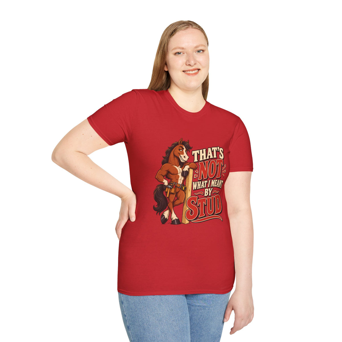 The Wrong Kind of Stud | Funny Horse Graphic T-Shirt