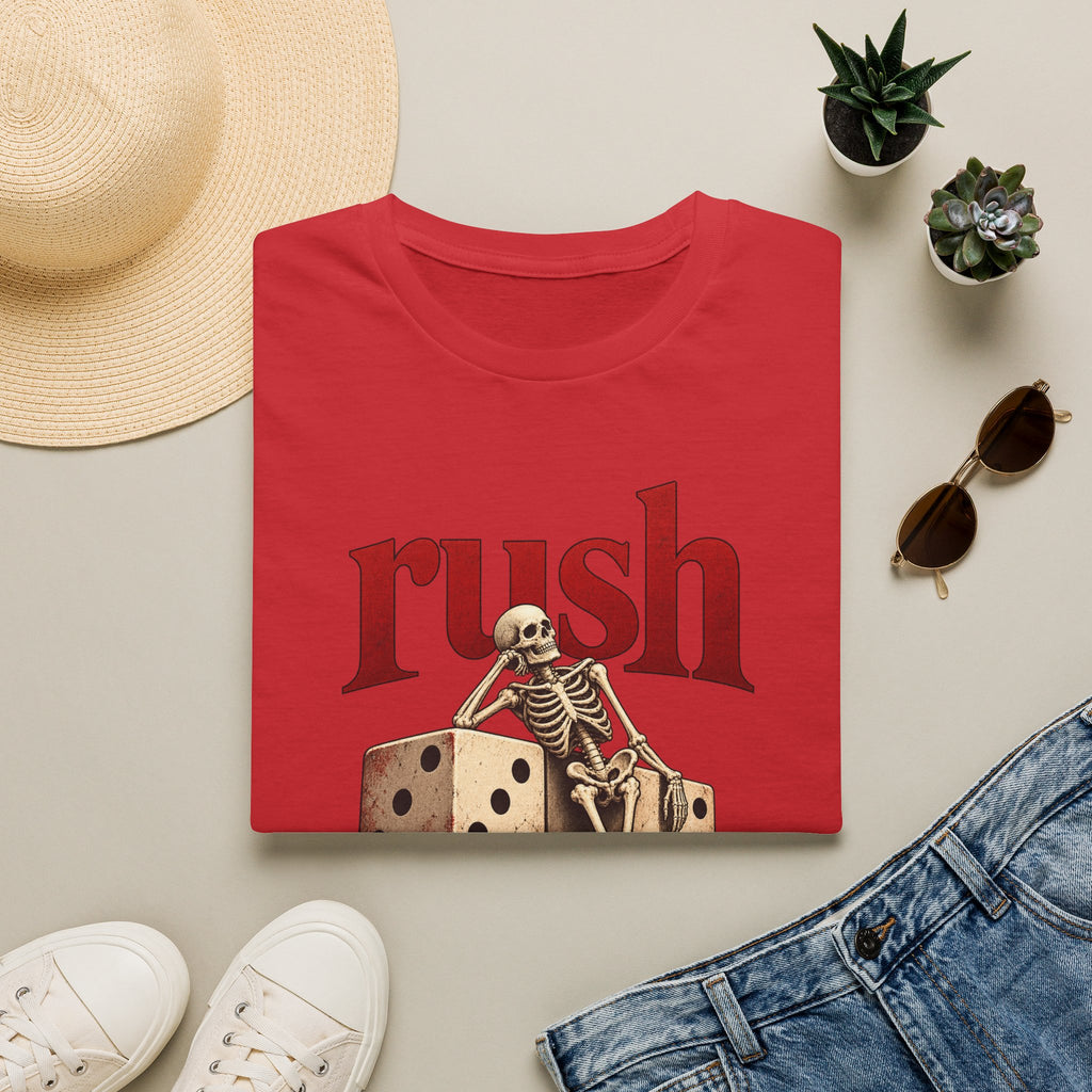 Rush | Roll the Bones | Dice Skeleton Prog Band T-Shirt