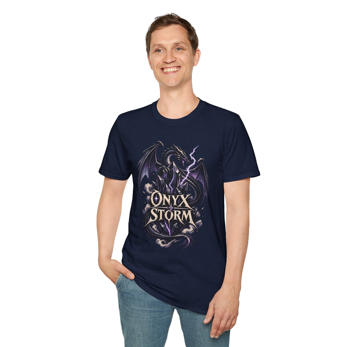 Onyx Storm | Fantasy Book Readers Dragon T-Shirt