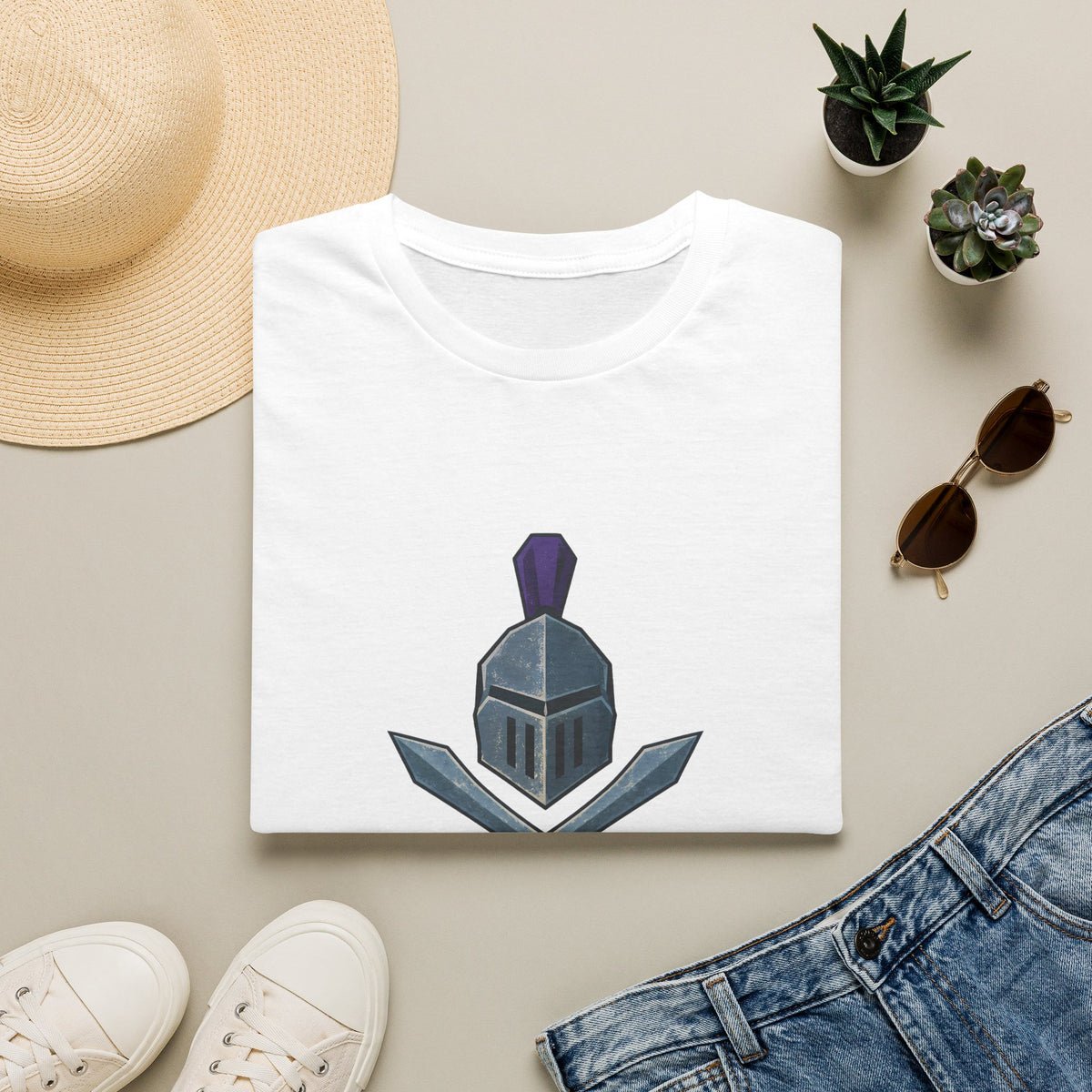 "Rune Class" OSRS / Runescape Inspired T-Shirt – Medieval Knight Helmet