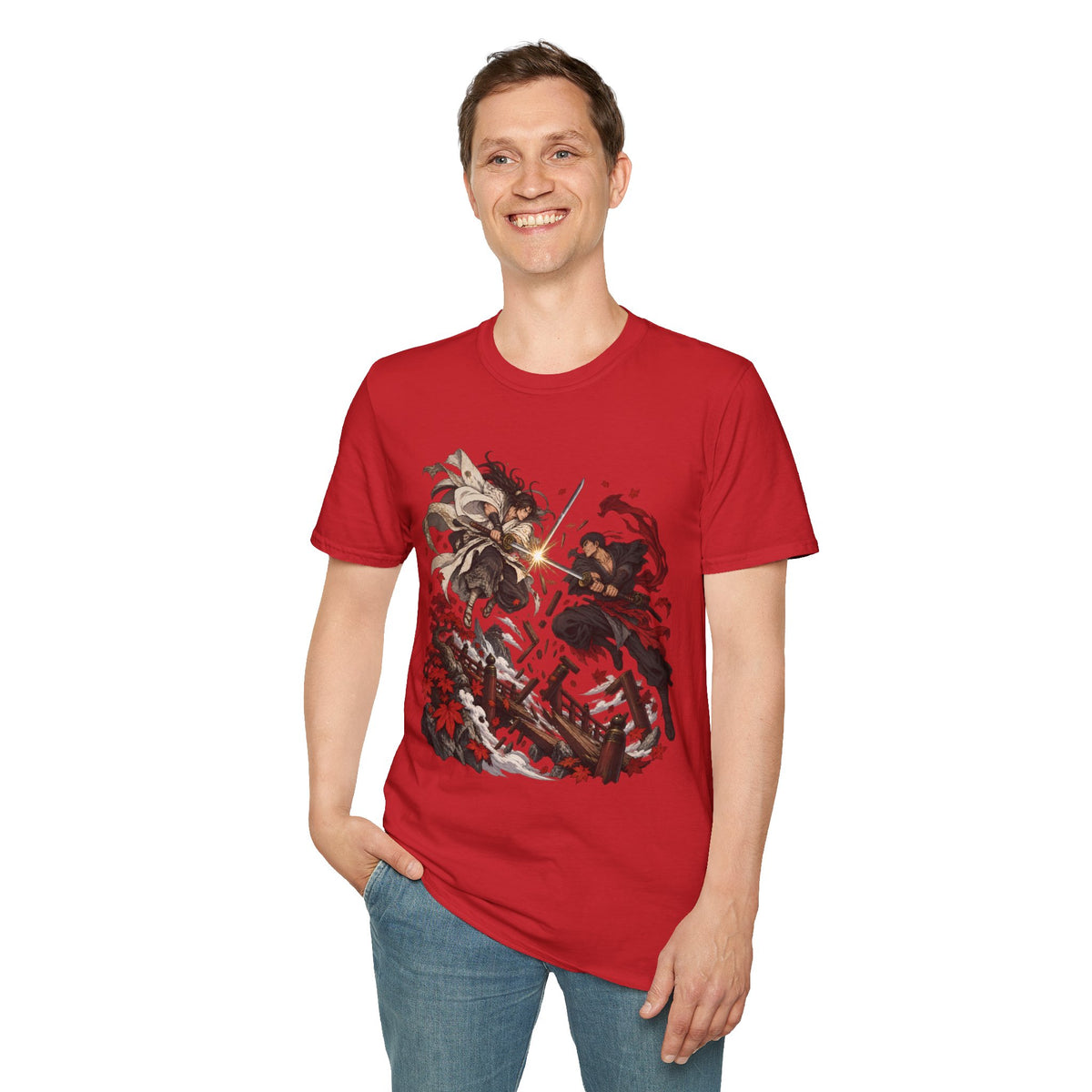 Battle of Broken Bridges | Anime Japanese Samurai Battle T-Shirt