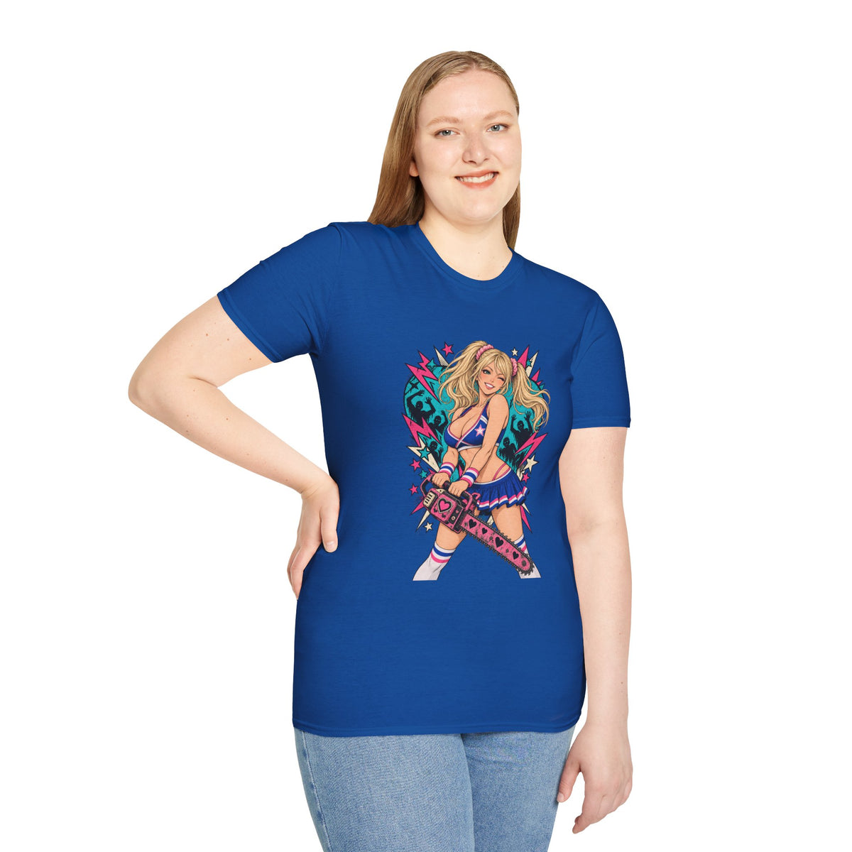 Juliet Starling | Lollipop Chainsaw | Zombie Game | Sexy Pin Up Girl T Shirt