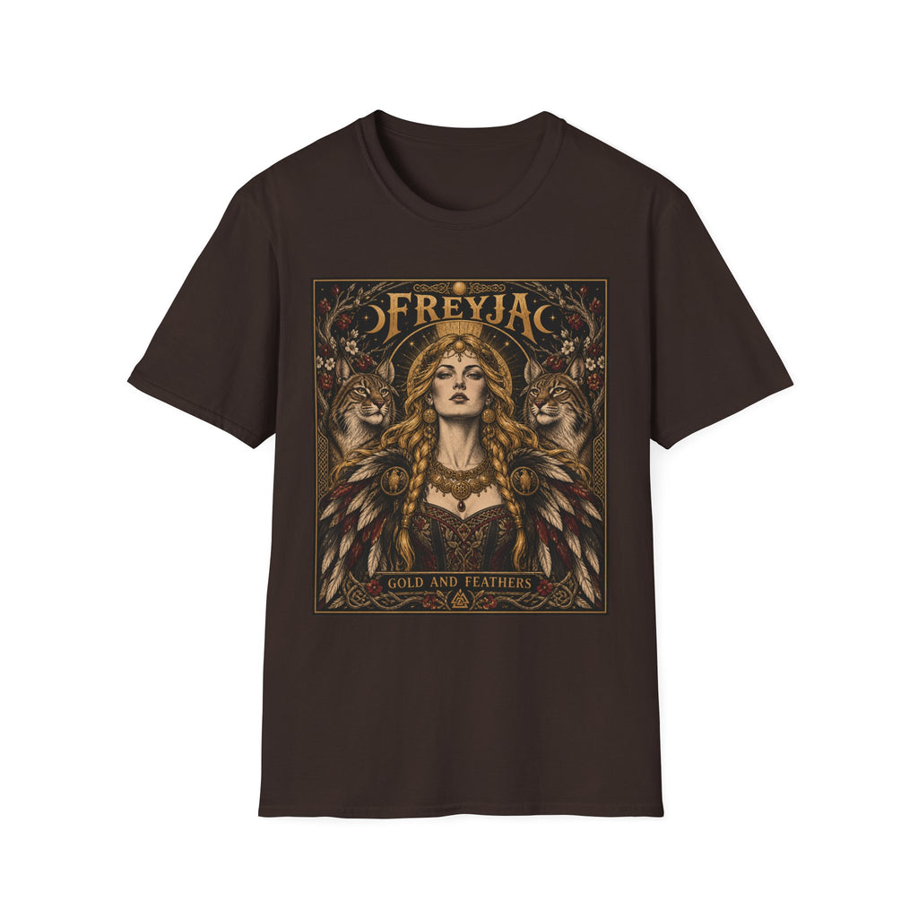 Freyja Goddess T-Shirt — Norse Mythology Valkyrie Art Tee