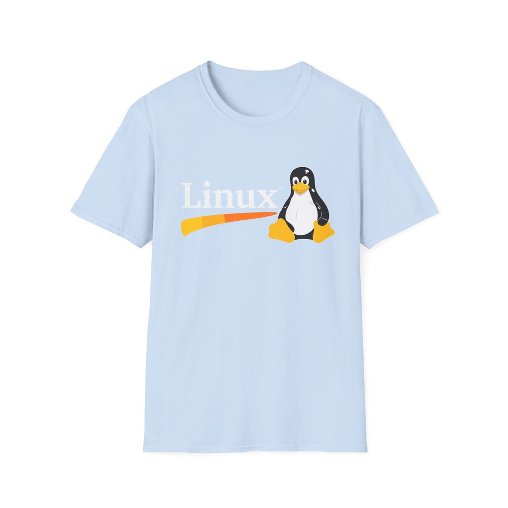 Linux Penguin Logo T‑Shirt — Retro Tech Tee for Developers & Open Source Fans