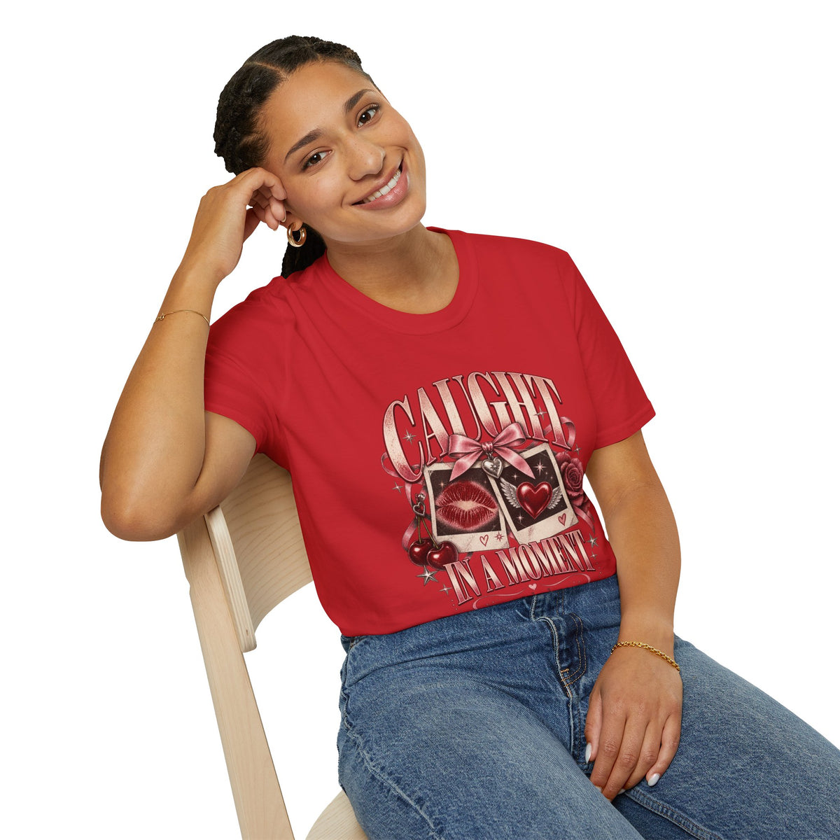 Caught In A Moment | Sugababes | Vintage Heart Polaroid Graphic Tee