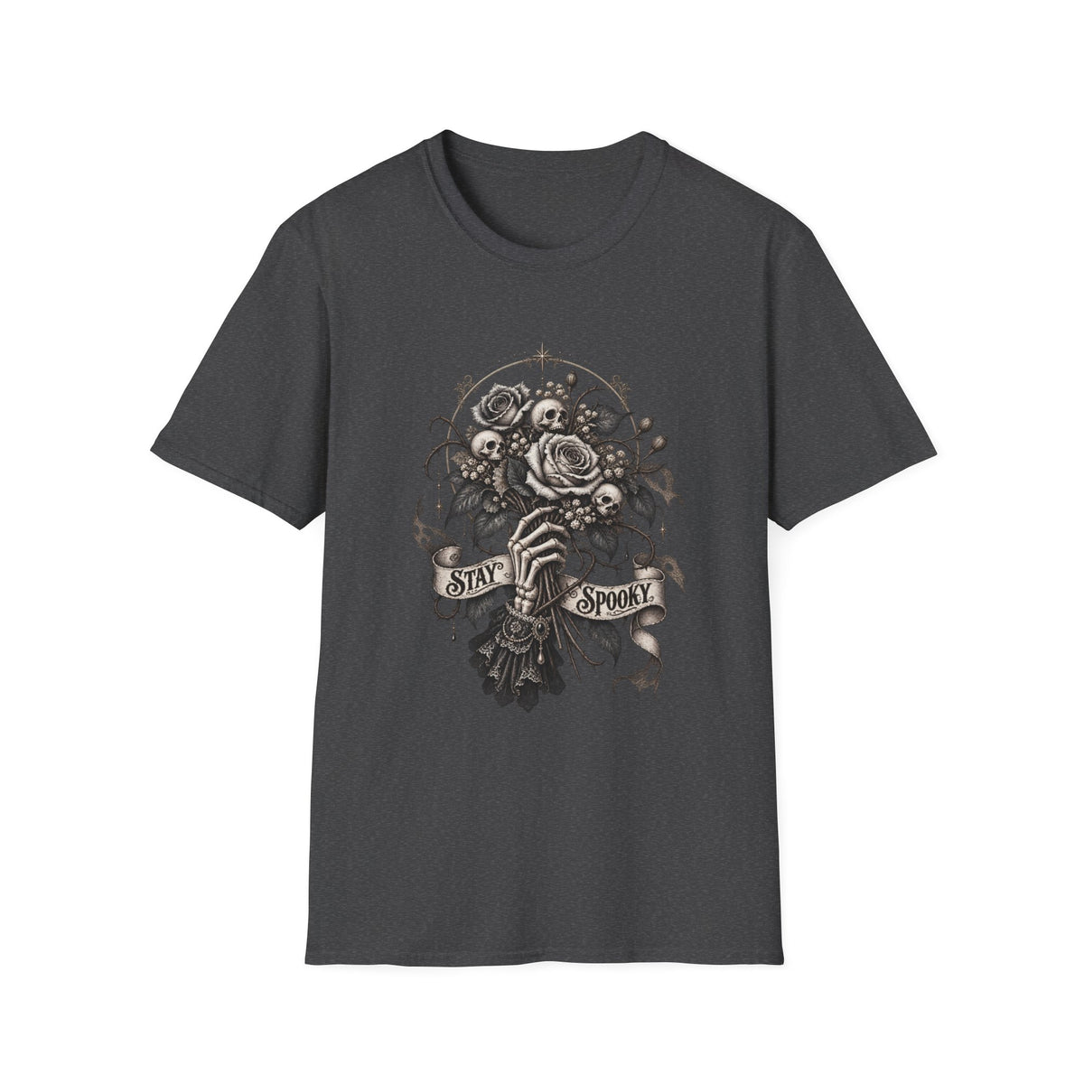 Stay Spooky Skull & Roses T-Shirt