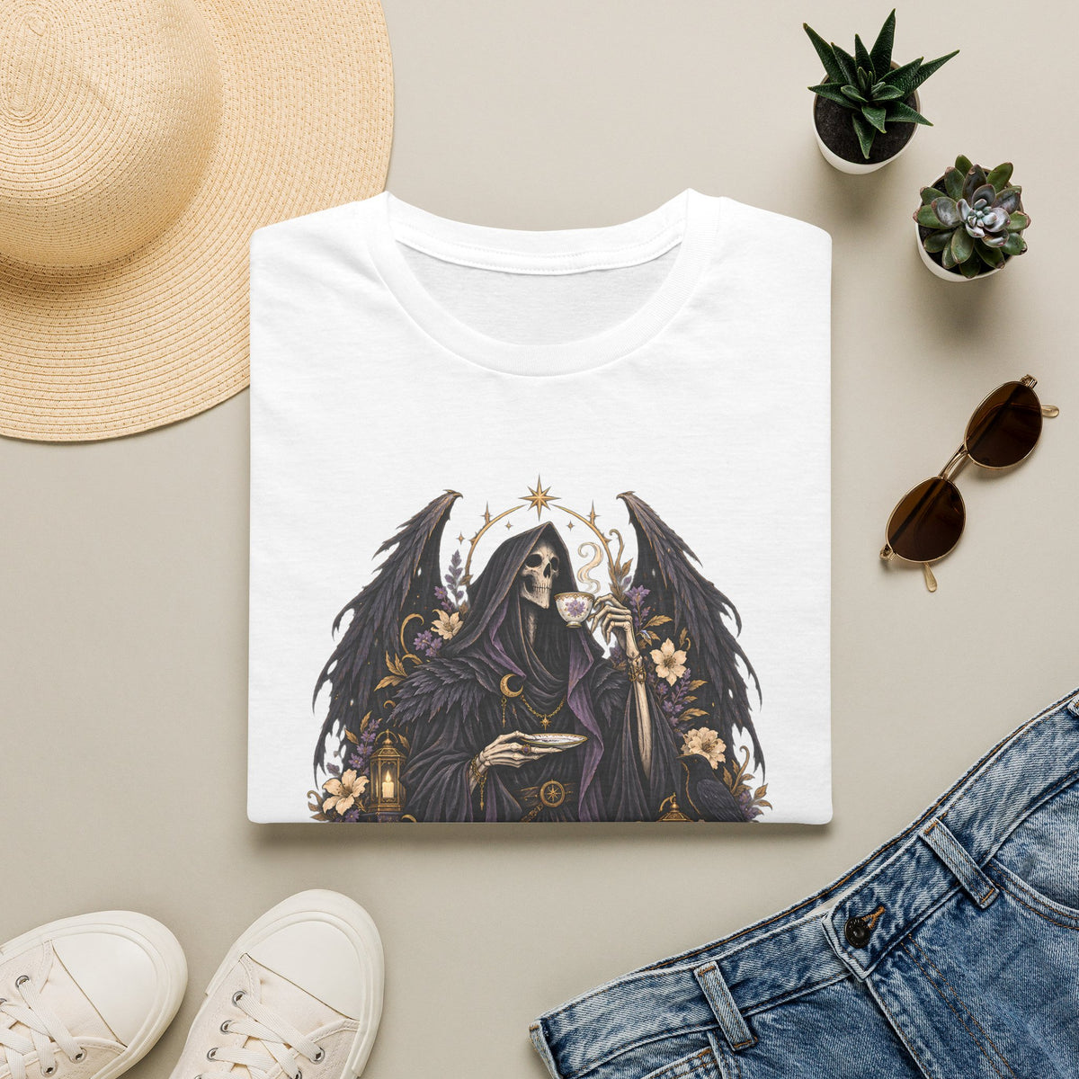 Here for the Tea | The Suriel ACOTAR Character Graphic T Shirt