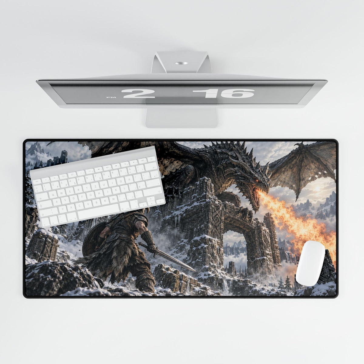 Dragonborn | Skyrim | Elderscrolls Gaming Mouse Desk Mat