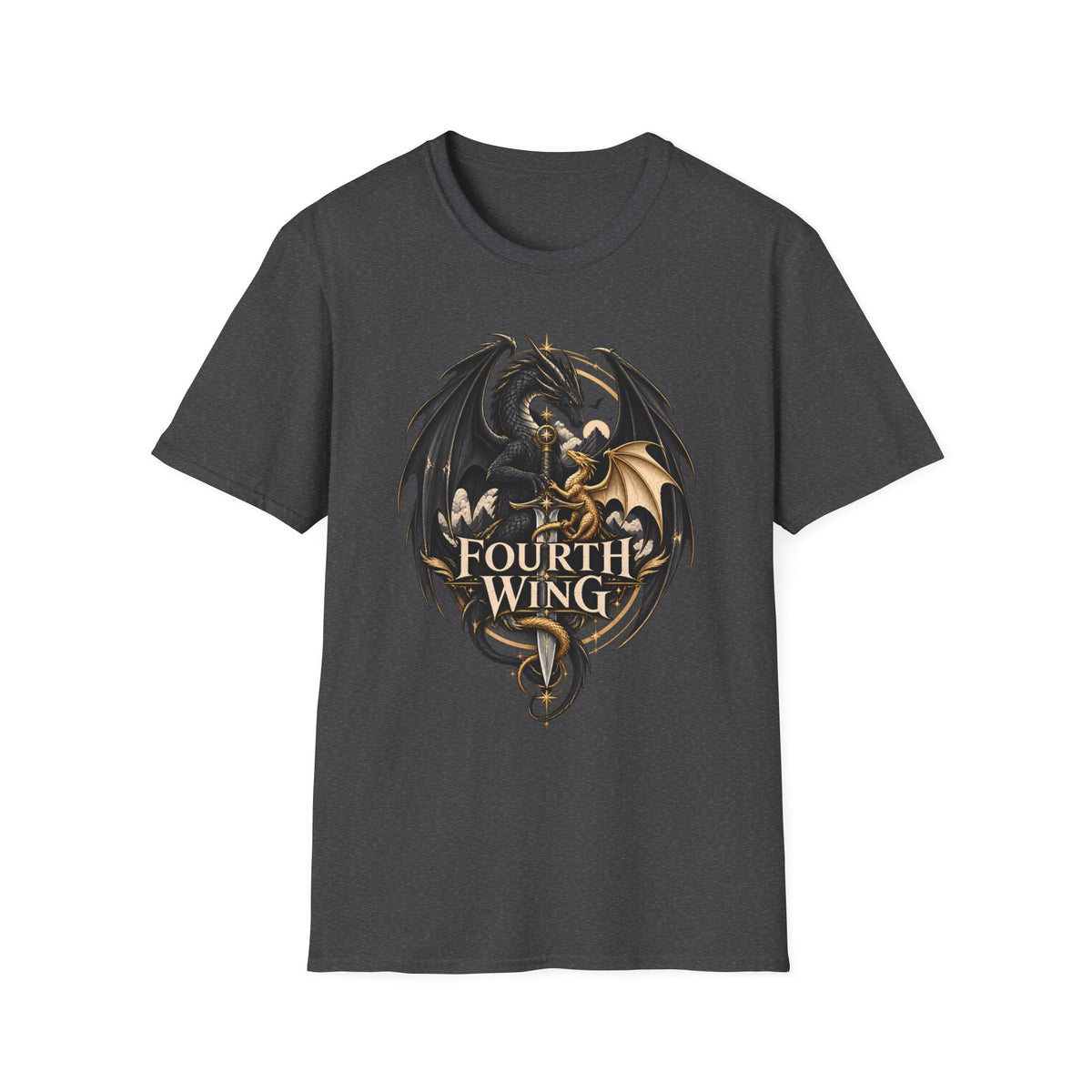Fourth Wing | Book Inspired Dragon Logo | Fantasy Book T-Shirt