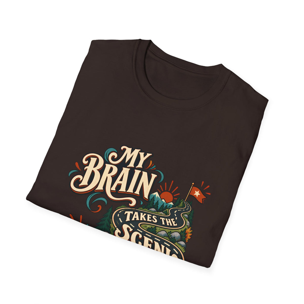 The Scenic Route | A Beautifully Different Mind | Neurodivergent Shirt