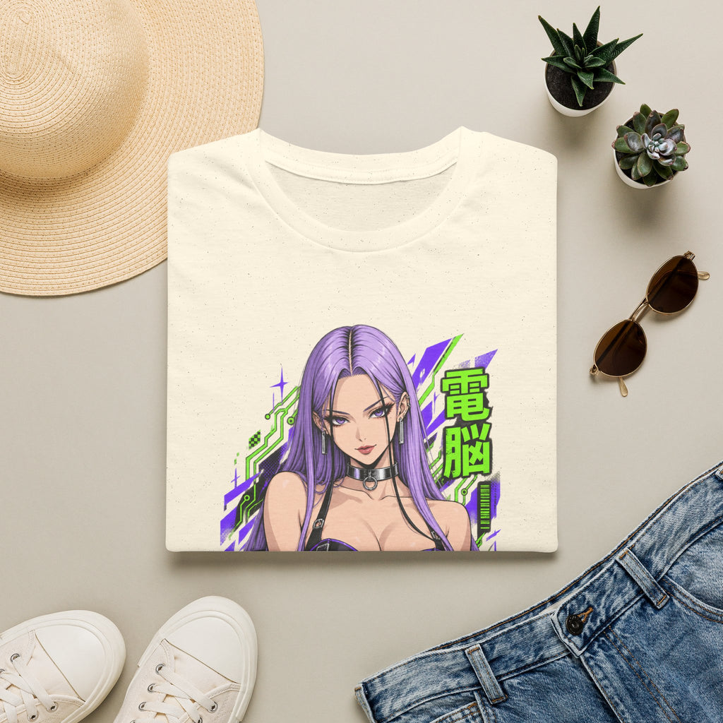 Violet | Anime Cyber Sexy Pin Up Girl T-Shirt