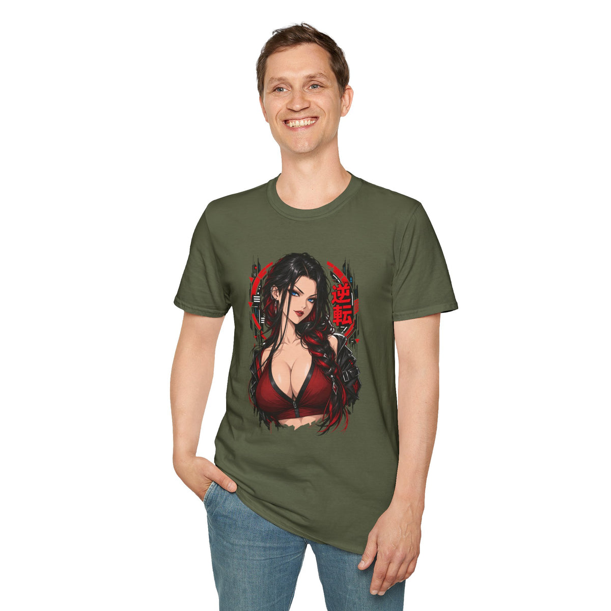 Ruby | Sexy Anime Pin Up Girl Graphic T-Shirt