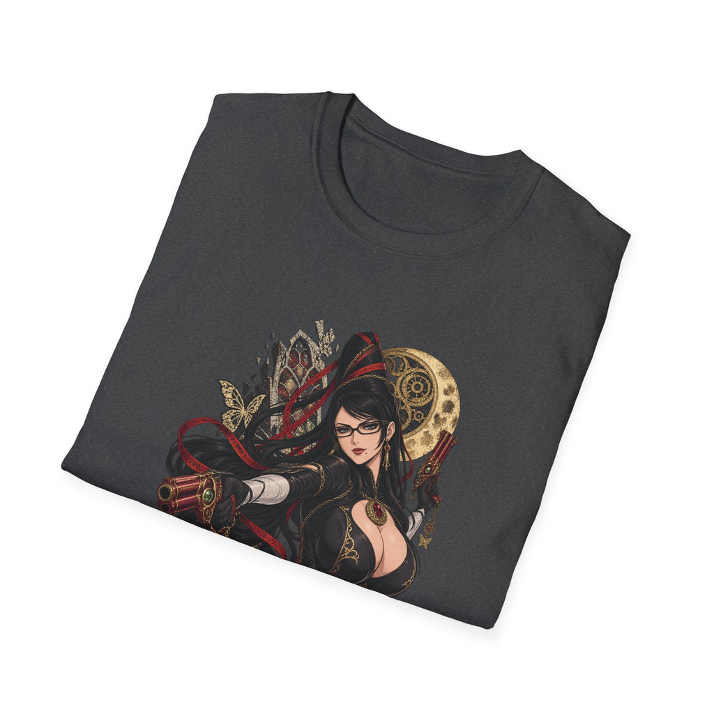 Bayonetta | Sexy Gothic Gaming Anime Pin Up Girl | Gothic Sorceress T-Shirt