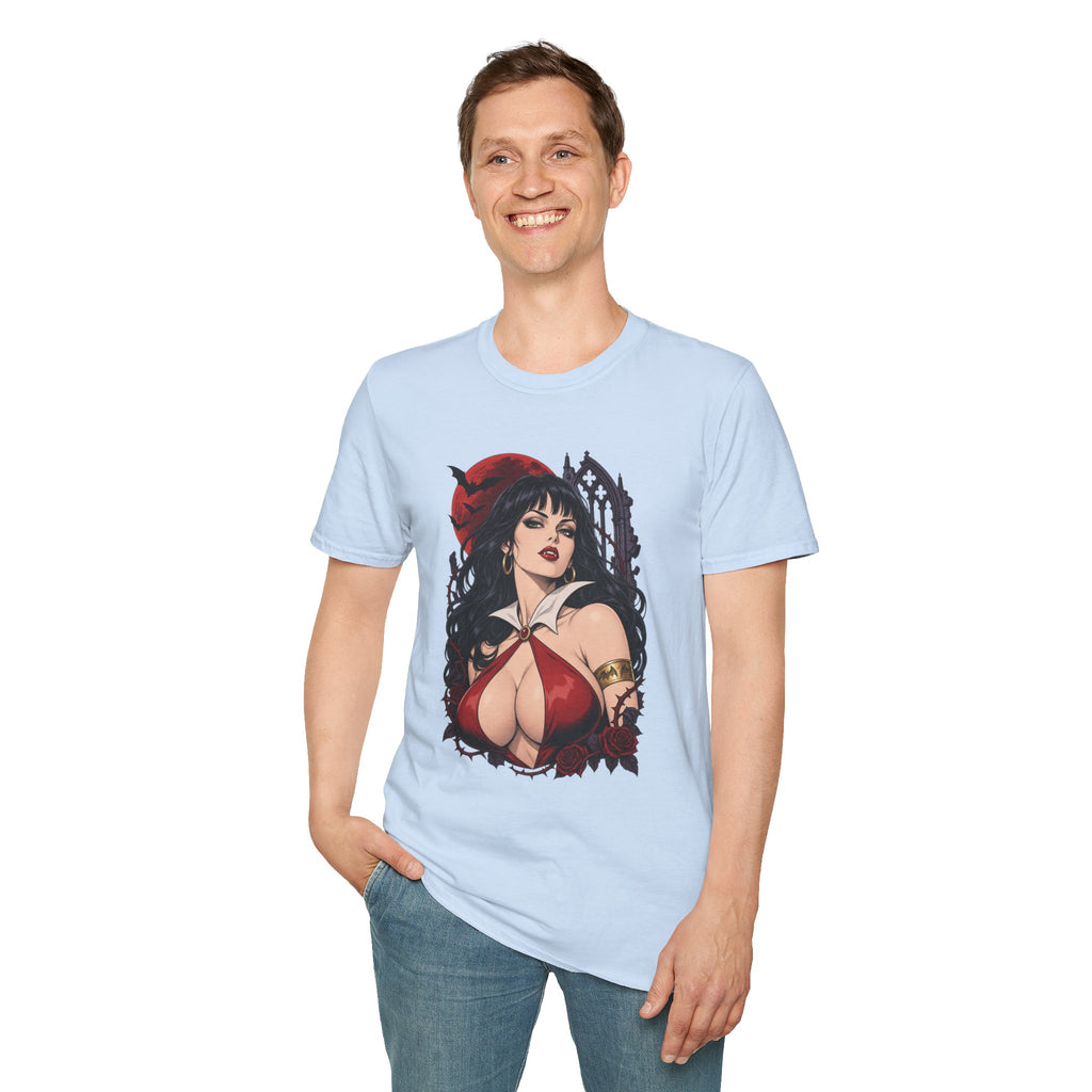 Vampirella | Sexy Halloween Vampire Pin Up Girl Sorceress Graphic T-Shirt