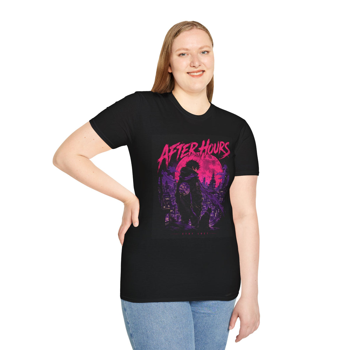 After Hours Graphic T-Shirt — Neon Night City Retro Tee