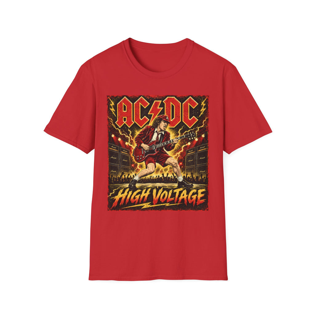AC/DC High Voltage Graphic T-Shirt — Classic Rock Band Tee