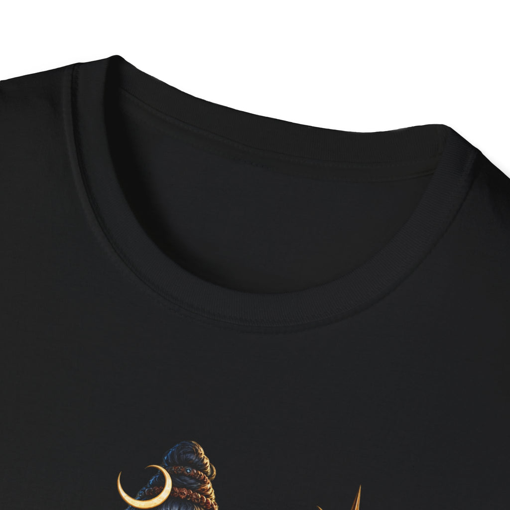 Shiva Hindu Mythology T-Shirt, Meditating Deity Trident Himalayan Art