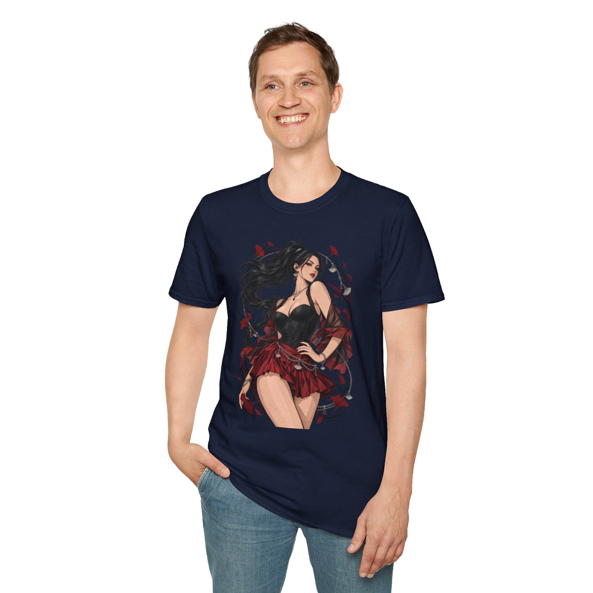 Victoria | Japanese Anime Style Sexy Pin Up Girl Graphic Shirt