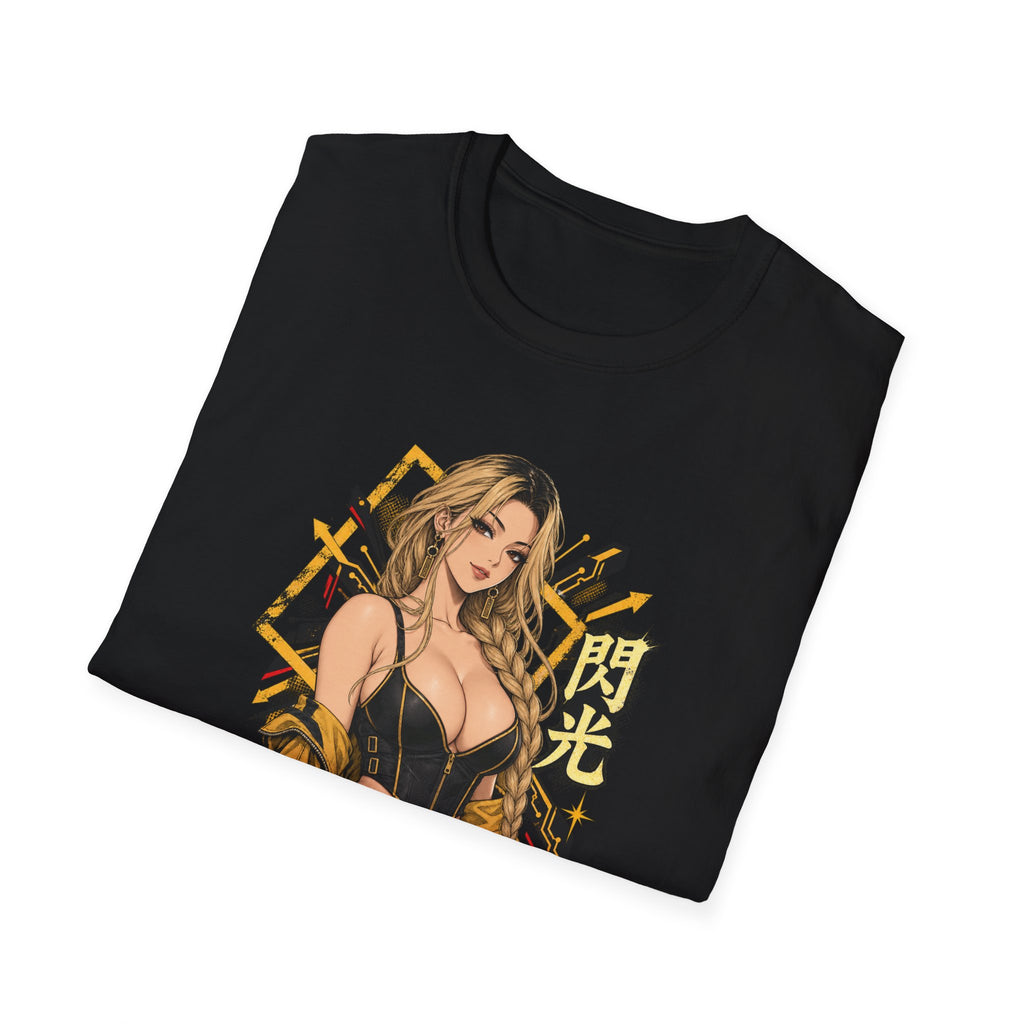 Sunny | Sexy Pin Up Golden Samurai Hot Girl T-Shirt