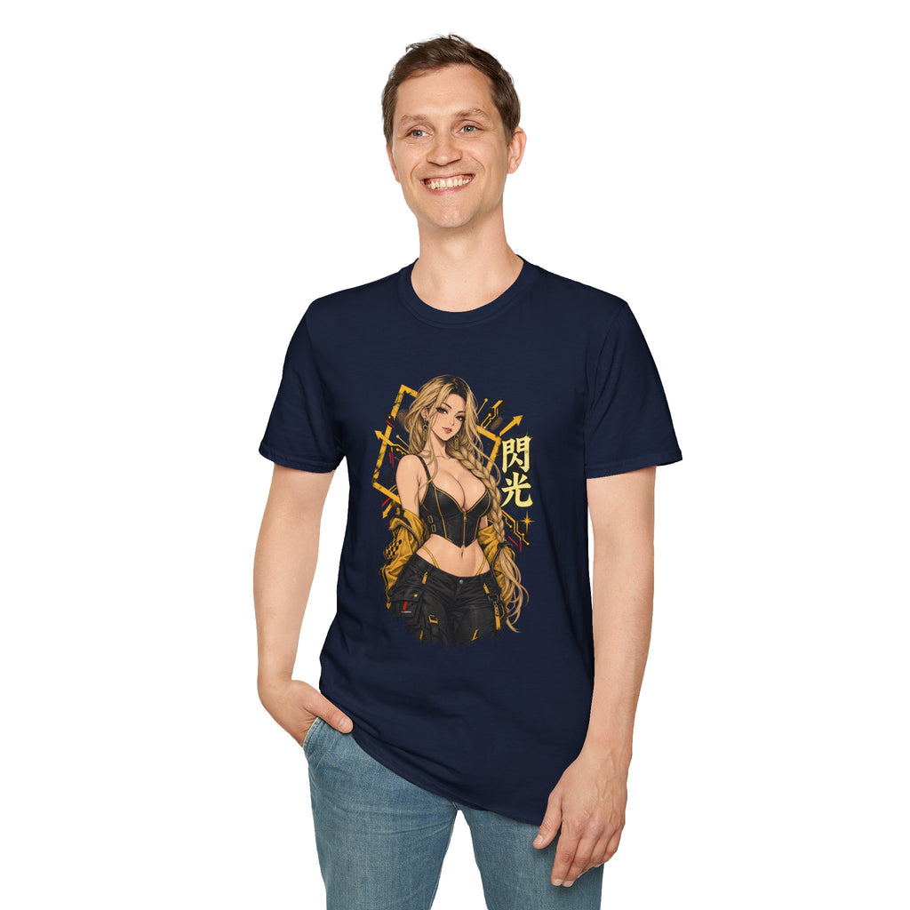 Sunny | Sexy Pin Up Golden Samurai Hot Girl T-Shirt