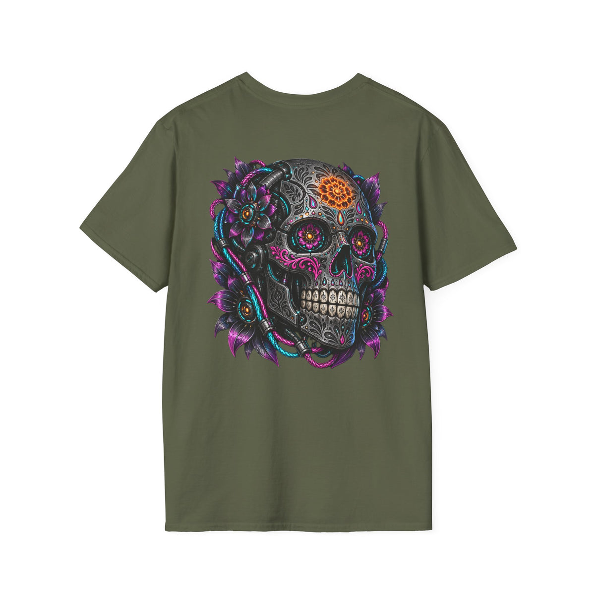 Sugar Skull | Day of the Dead | Floral Skull Tee