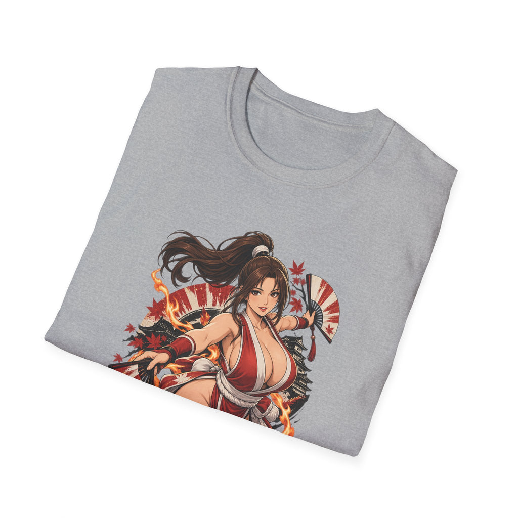 Mai Shiranui | Fatal Fury | Anime Style Pin up Girl Warrior T-Shirt