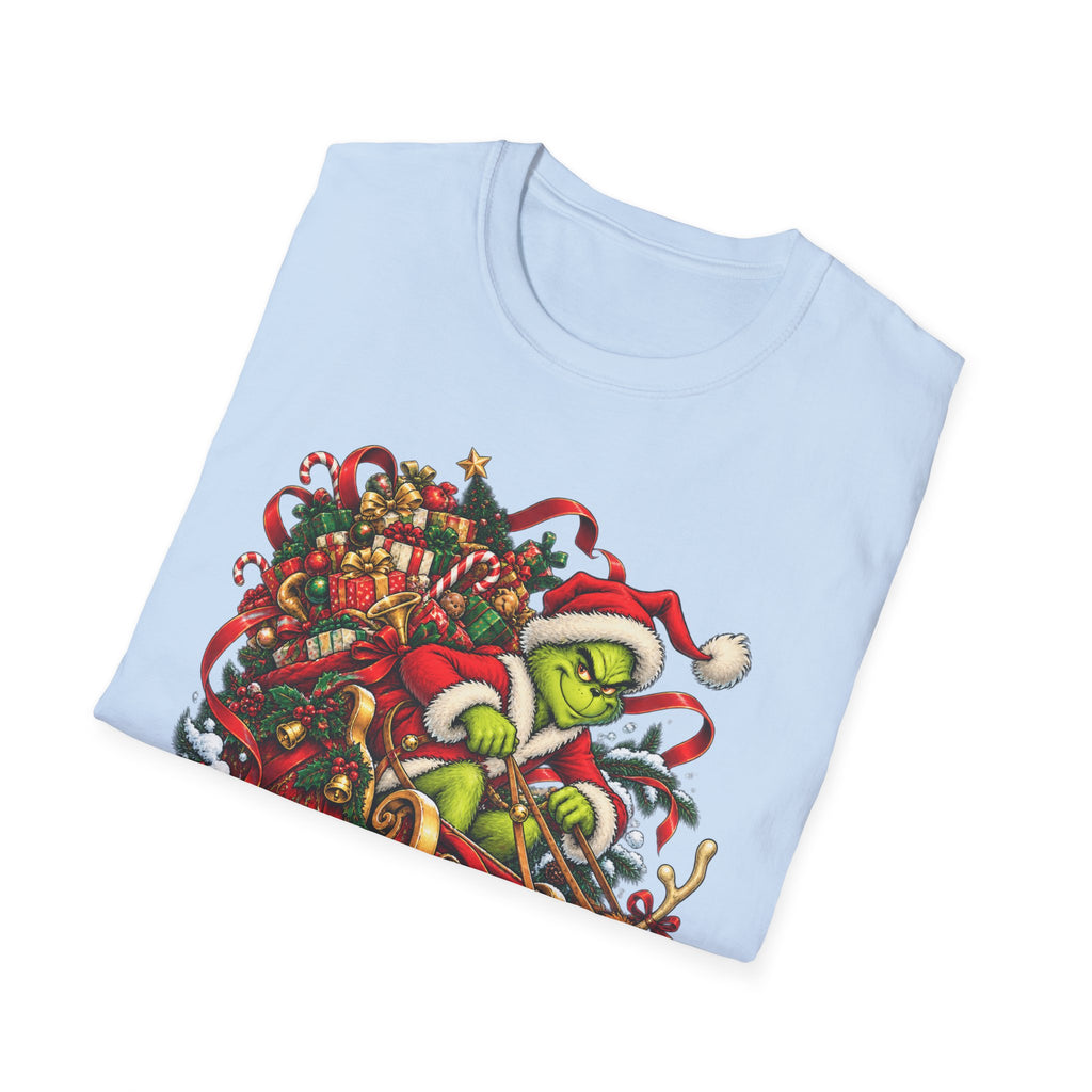 Grinch & Max Sleigh Ride | Funny Christmas T Shirt