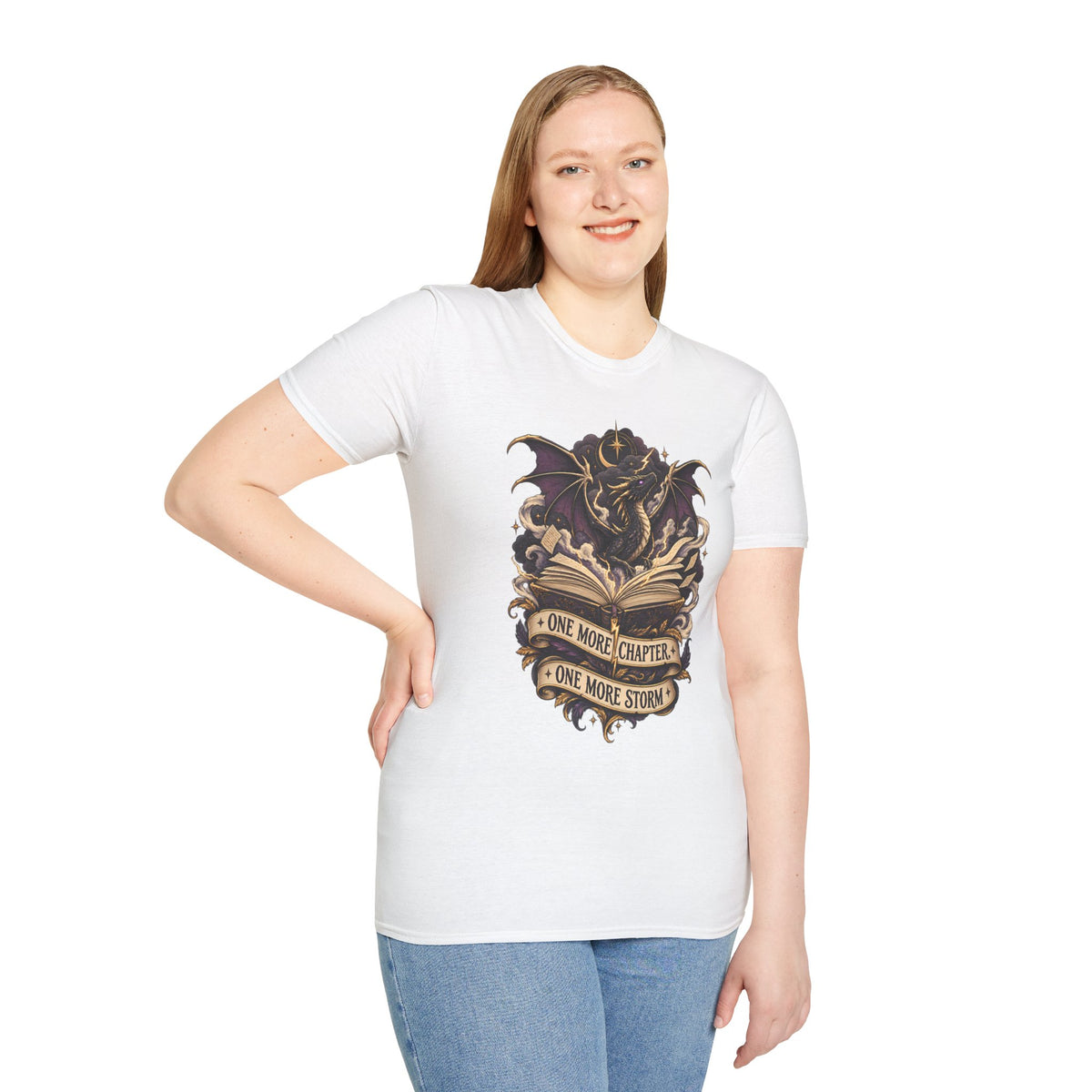 One More Chapter | Onyx Storm Inspired Book Readers Dragon T-Shirt