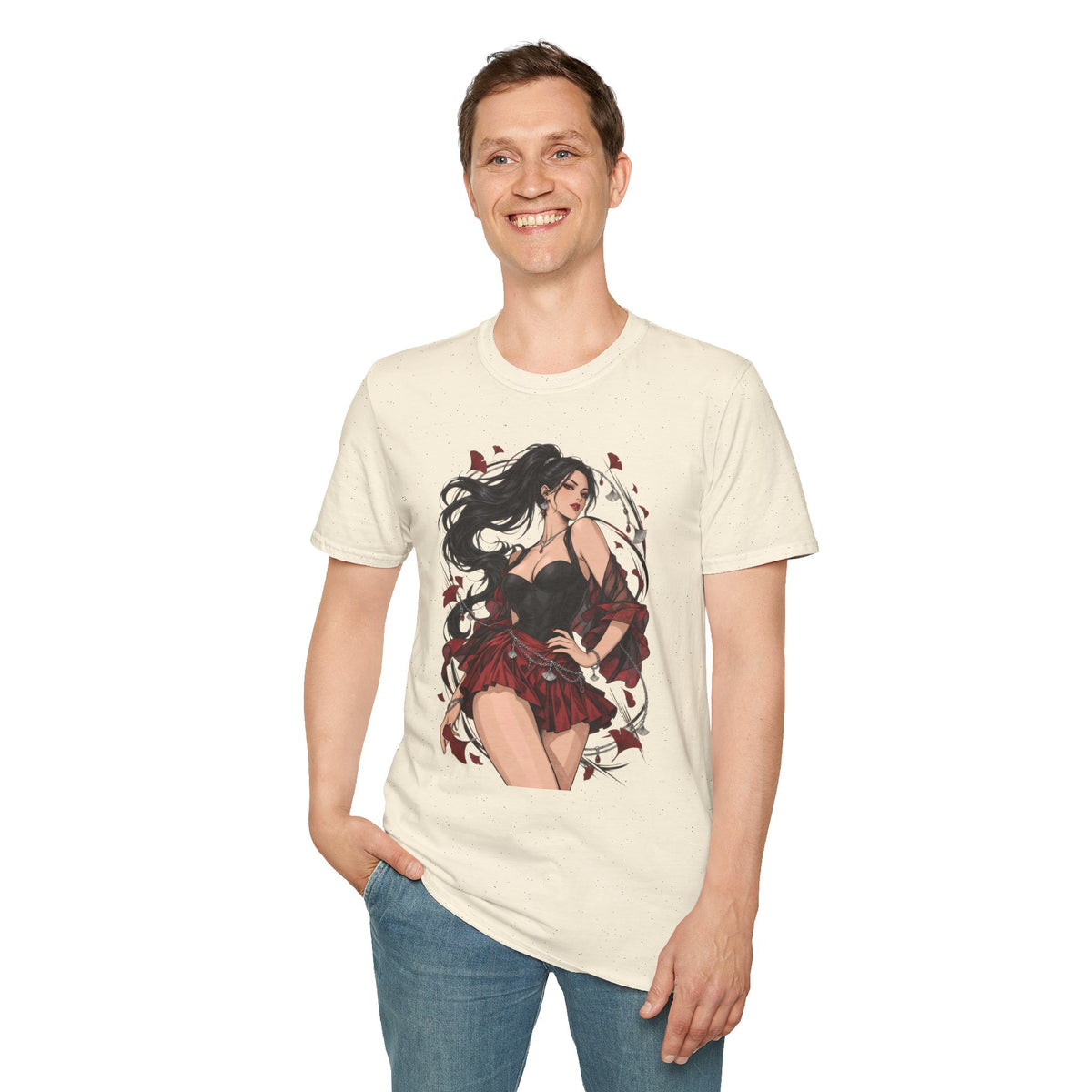 Victoria | Japanese Anime Style Sexy Pin Up Girl Graphic Shirt