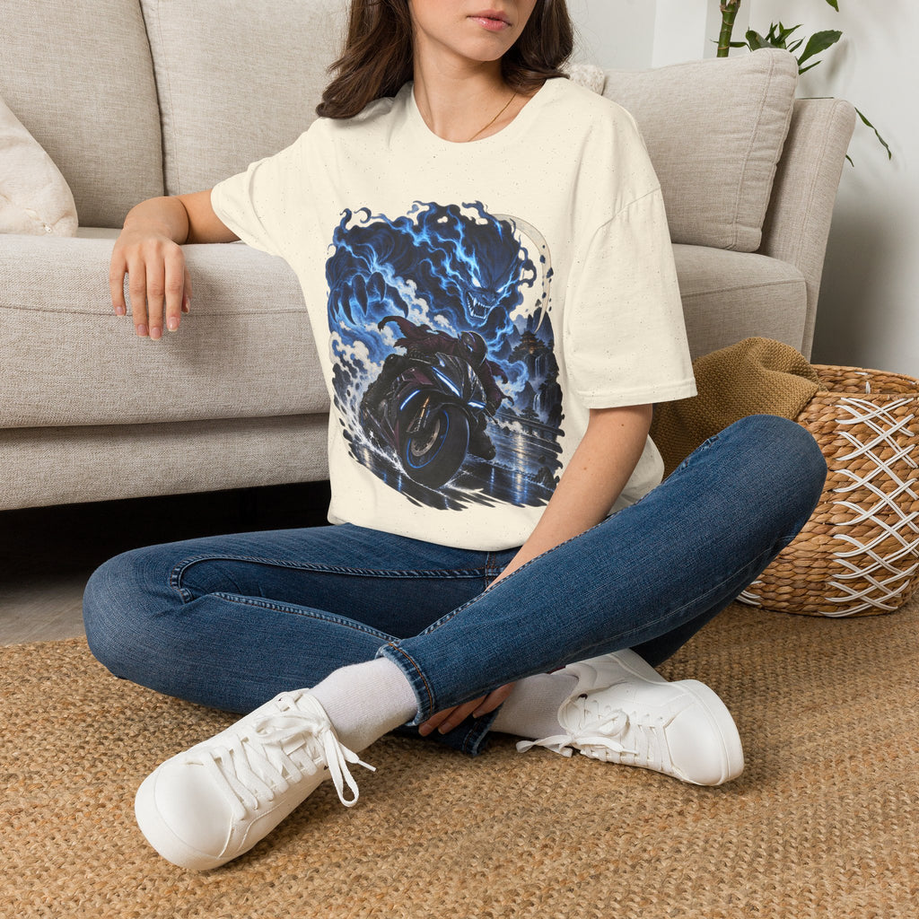 Demon of the Storm | Night Rider | Japanese Urban Motorcycle Tee