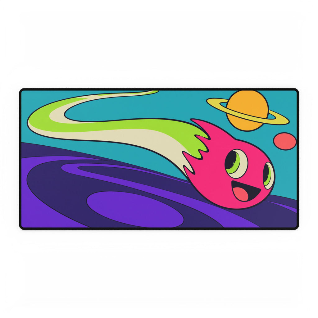 Cosmic Comet Desk Mat | Colourful Gaming Mouse Pad
