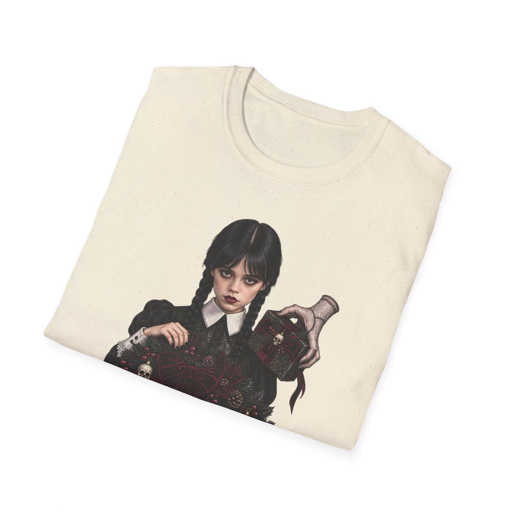 Wednesday Addams | Gothic Chrismtas Portrait T-Shirt