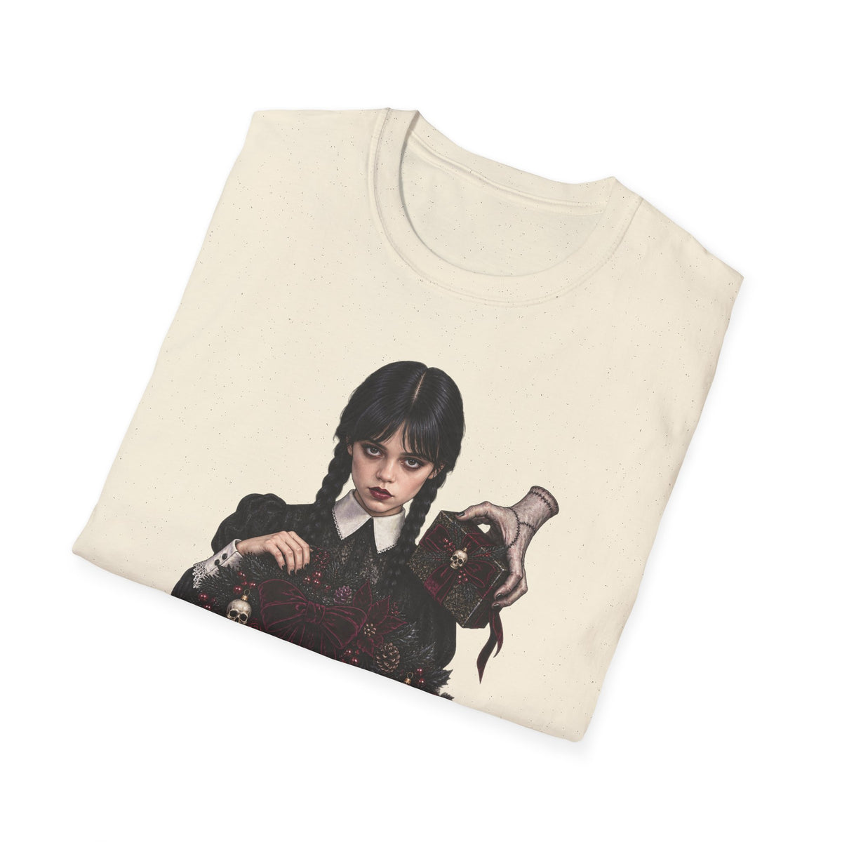 Wednesday Addams | Gothic Chrismtas Portrait T-Shirt