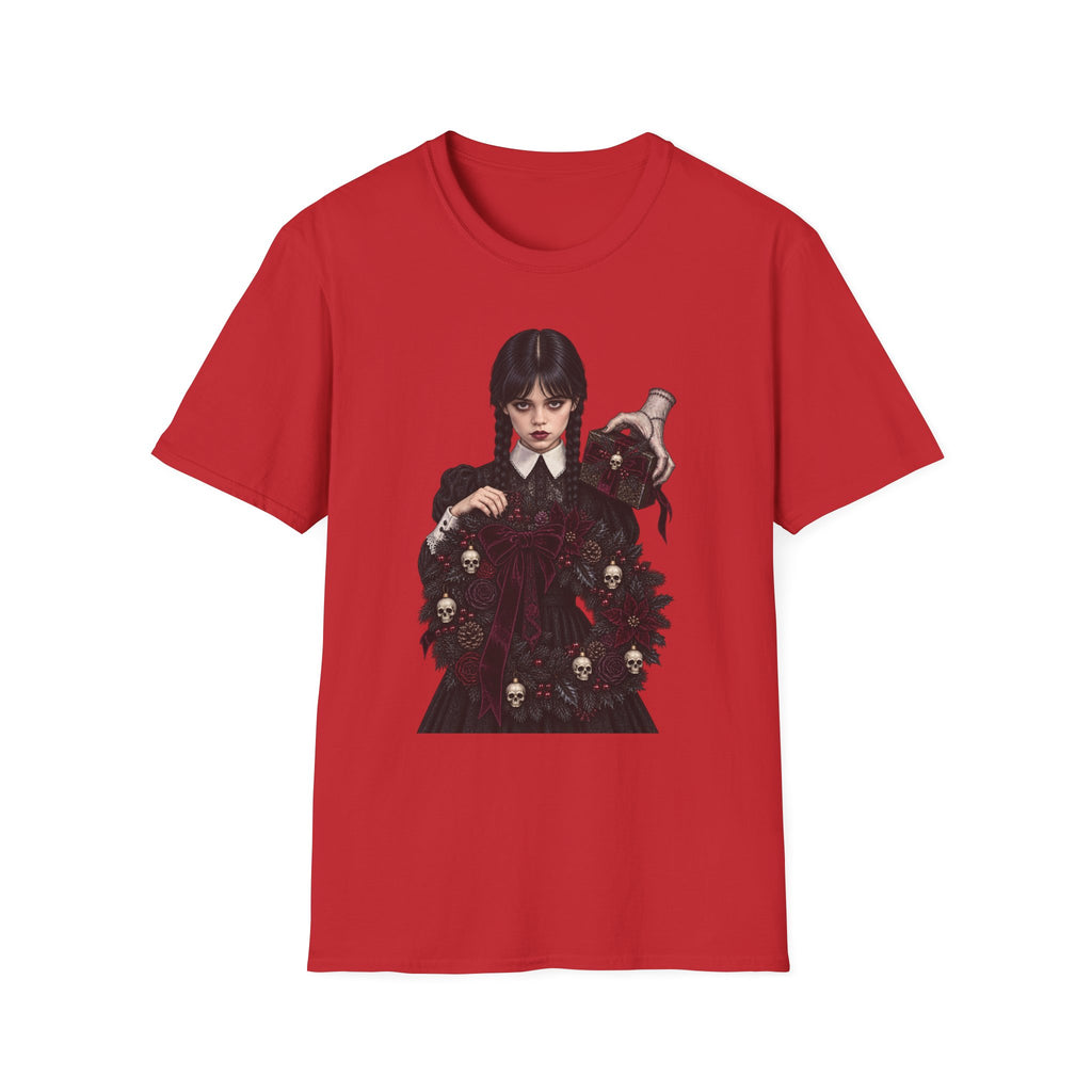 Wednesday Addams | Gothic Chrismtas Portrait T-Shirt