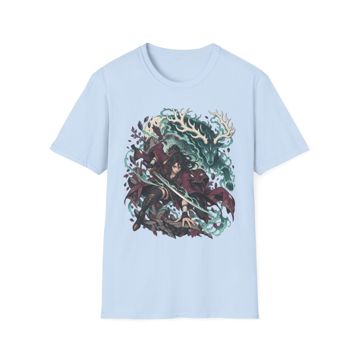 Spirit of the Forest | Fantasy Spirit Samurai T-Shirt