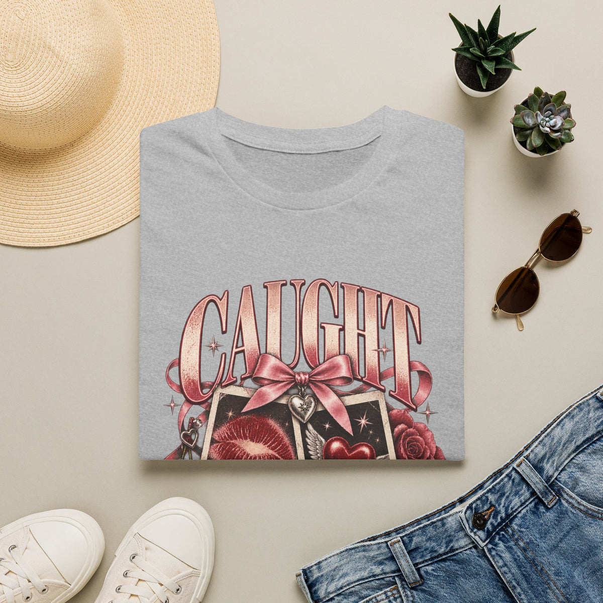 Caught In A Moment | Sugababes | Vintage Heart Polaroid Graphic Tee