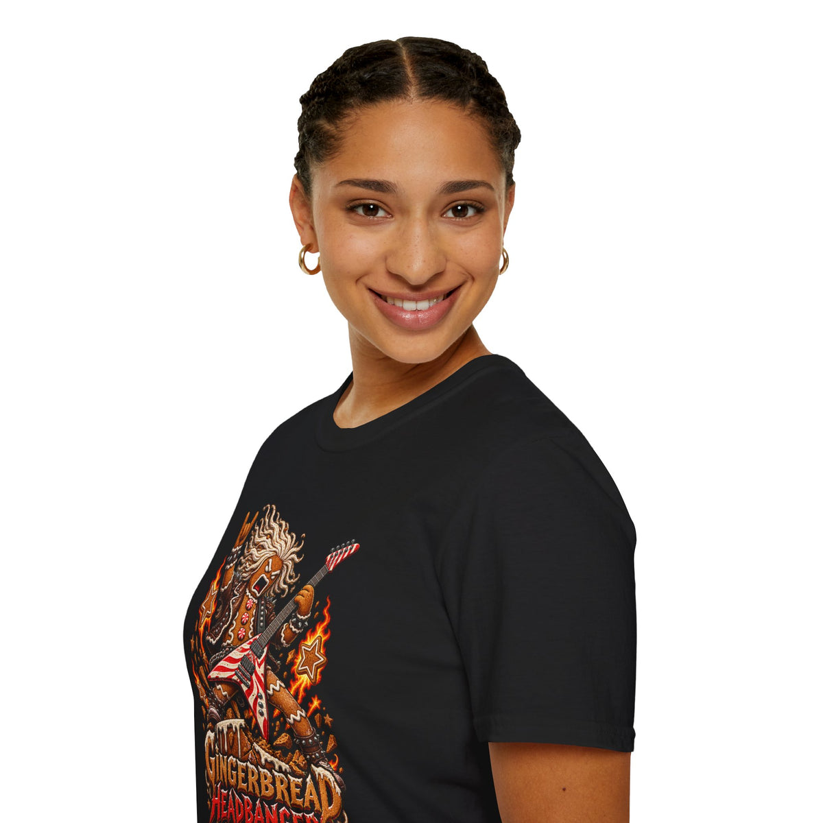 Gingerbread Headbangers | Christmas Funny Rock T-Shirt