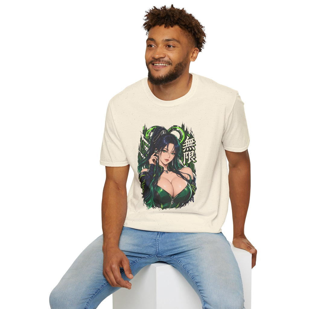 Infinity | Sexy Anime Ninja Pin Up Woman Graphic T-Shirt