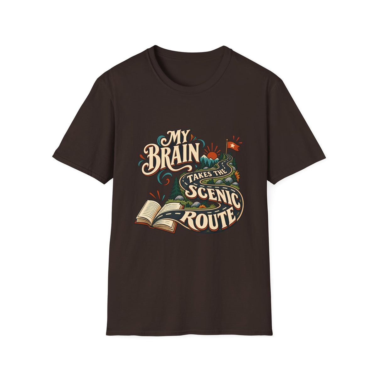 The Scenic Route | A Beautifully Different Mind | Neurodivergent Shirt