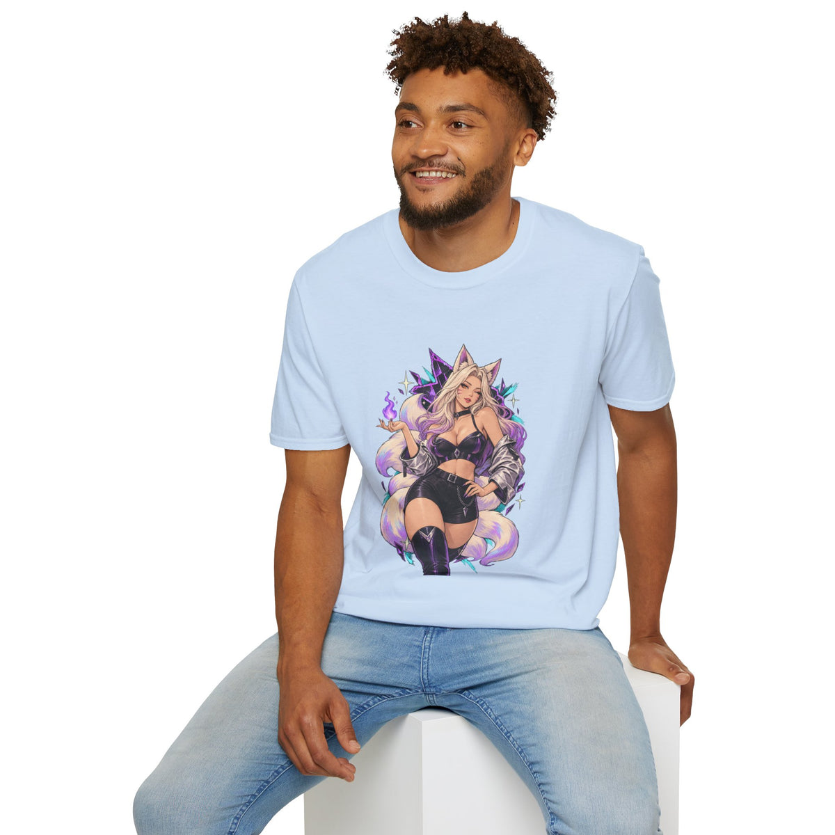 Ahri | League of Legends | Anime Fox Pin Up Girl T-Shirt