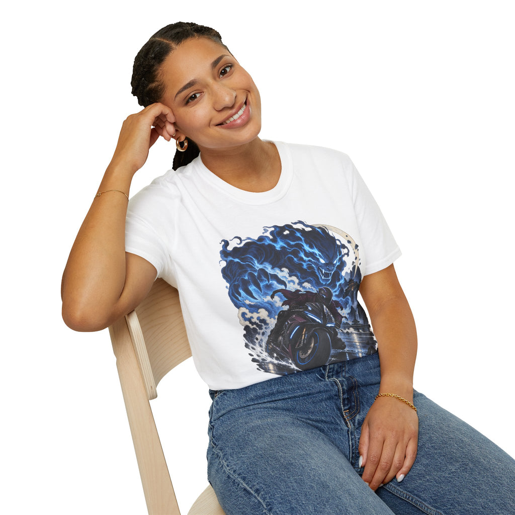 Demon of the Storm | Night Rider | Japanese Urban Motorcycle Tee