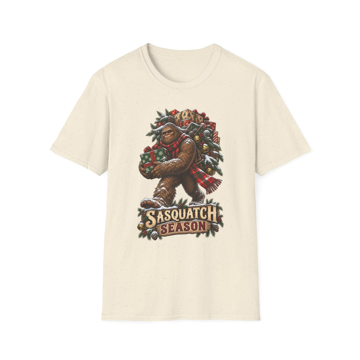 Bigfoot Chrismtas | Sasquatch Season Christmas T-Shirt