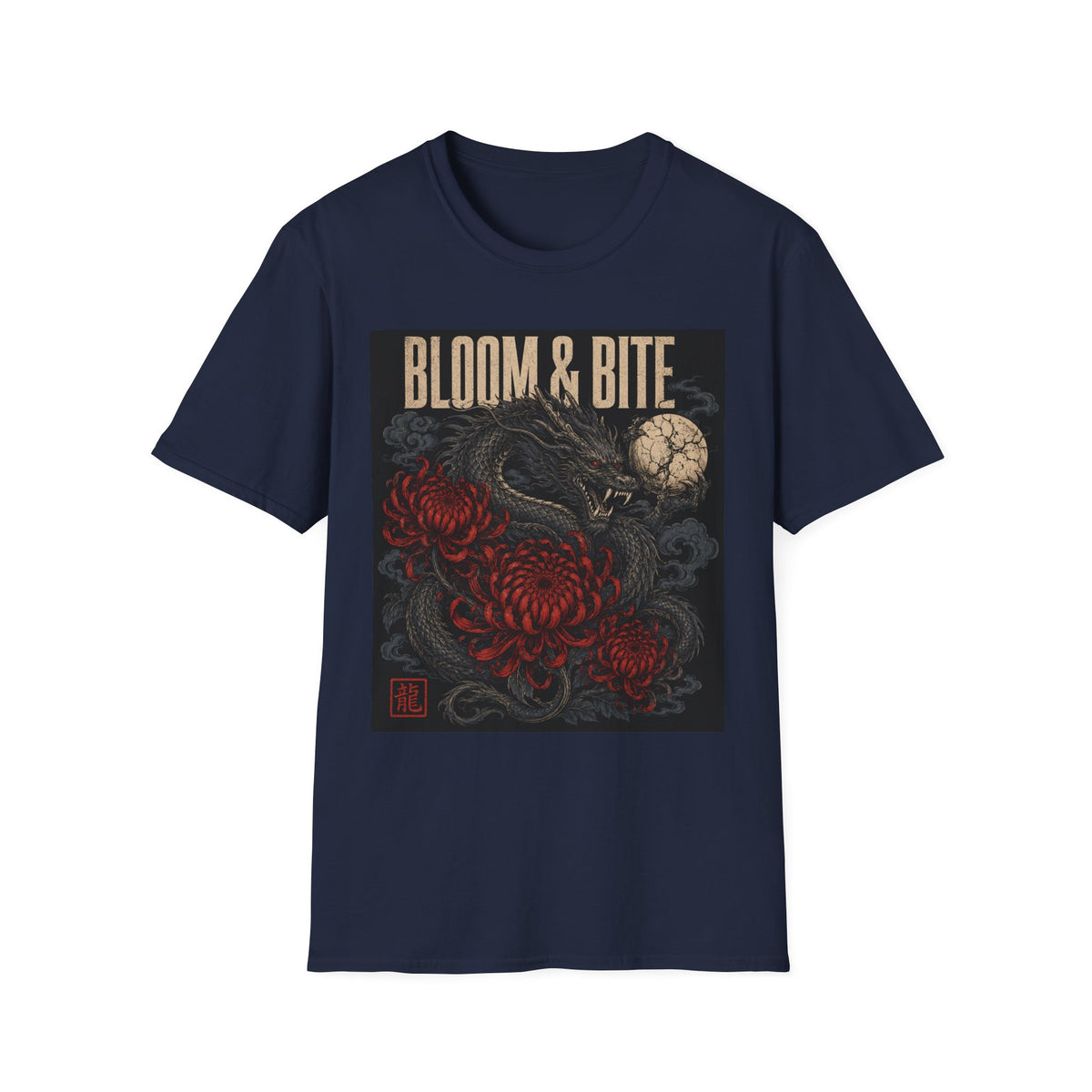 Bloom & Bite Dragon Floral Graphic Tee