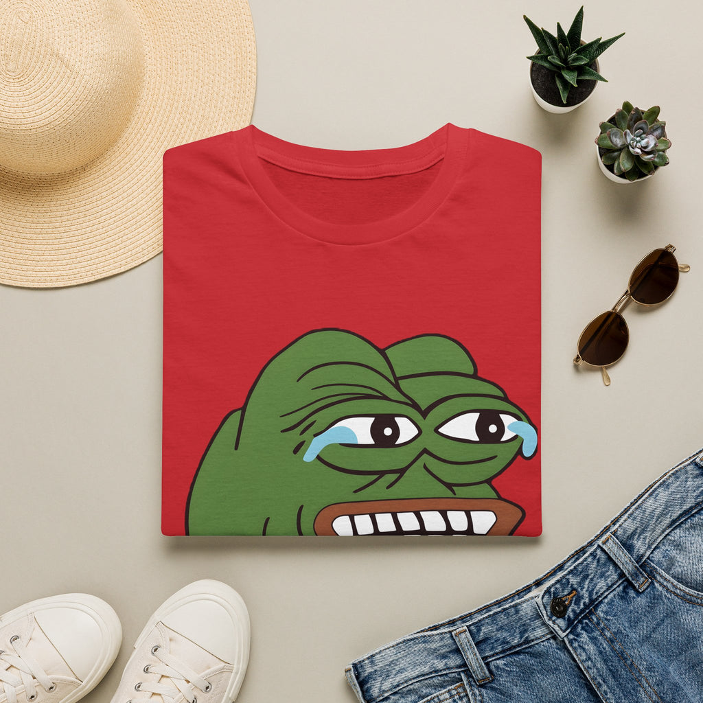Pepe Grin T-Shirt — Smirking Frog Meme Tee