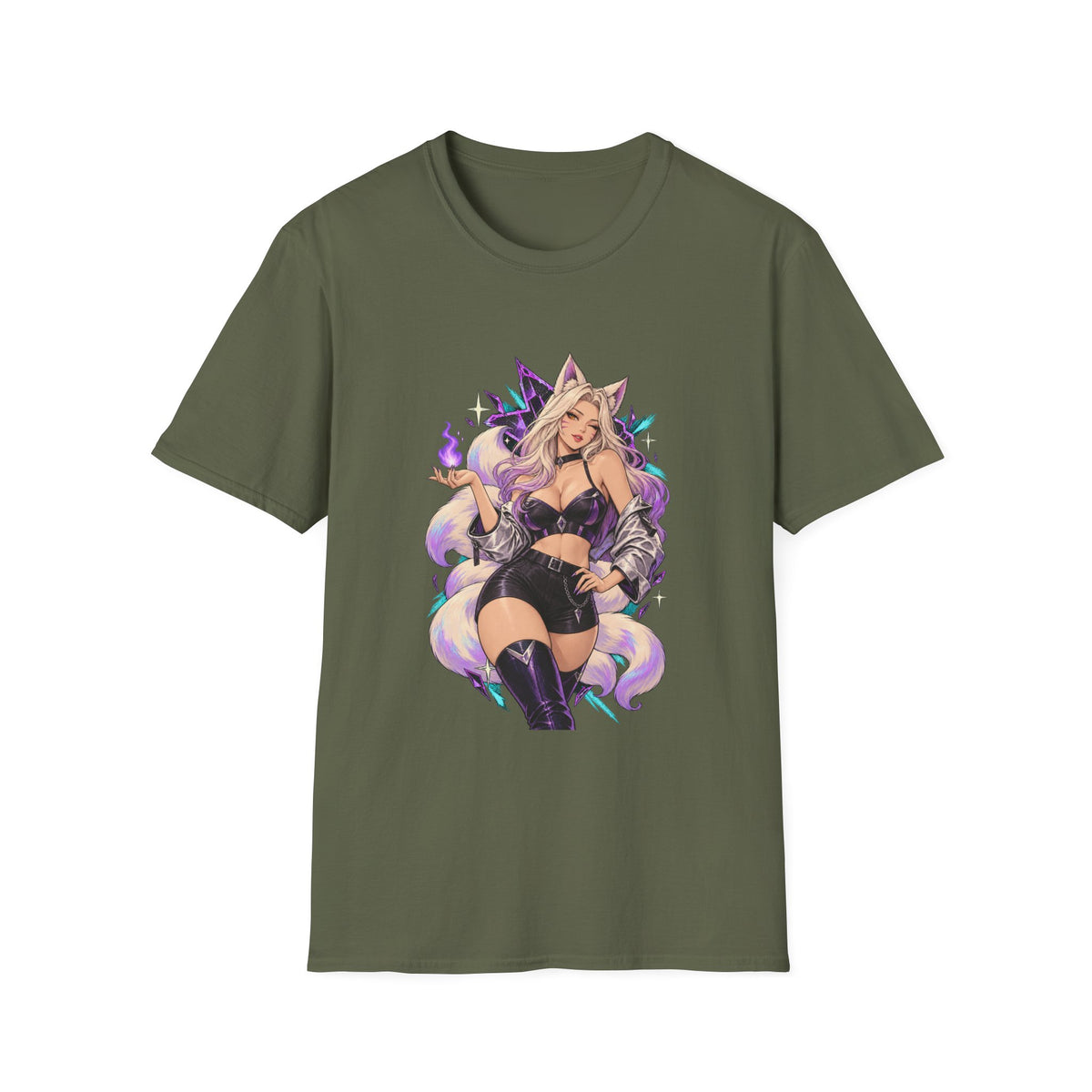 Ahri | League of Legends | Anime Fox Pin Up Girl T-Shirt