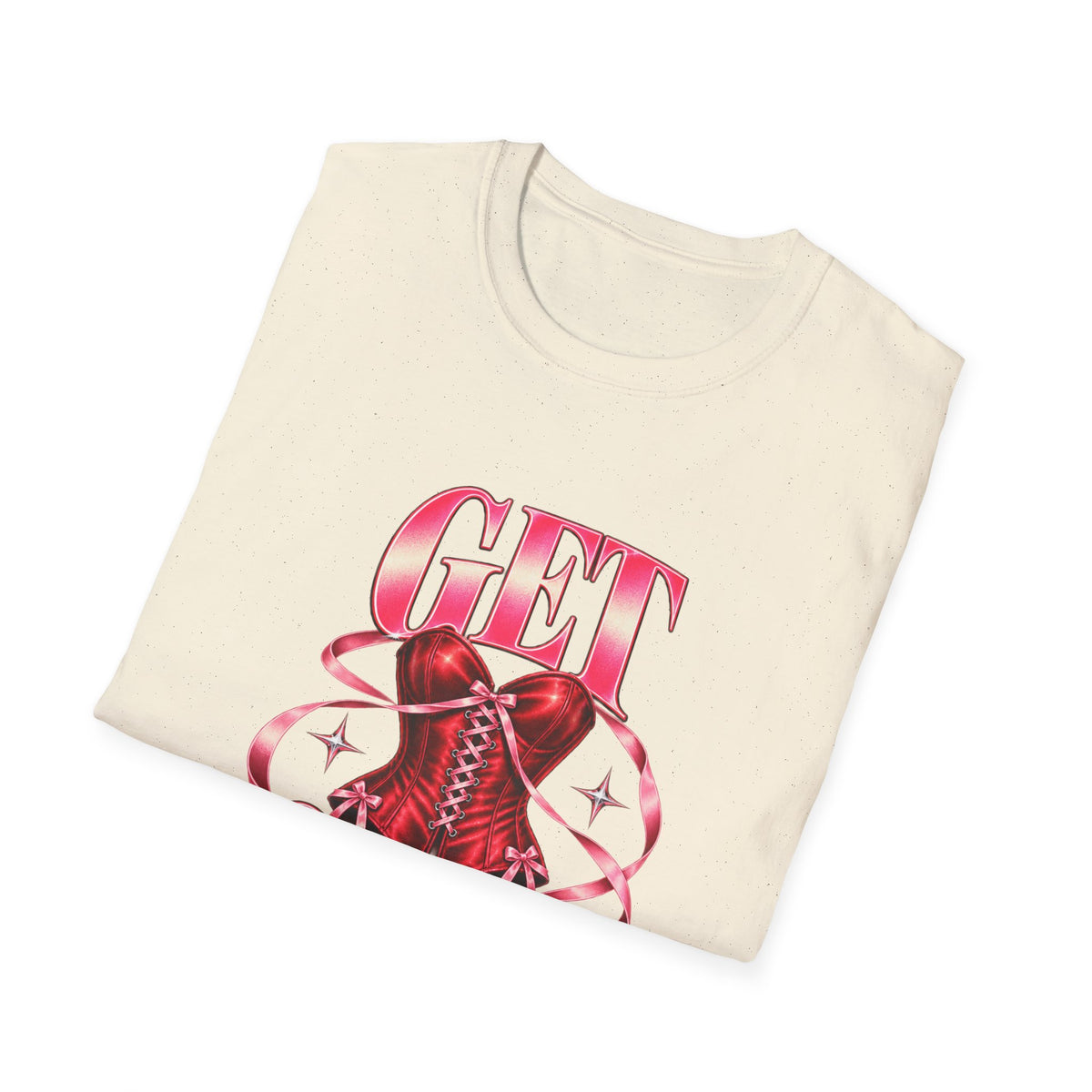 Get Sexy | Sugababes | Corset Retro Pink Y2K Vibe Graphic T Shirt