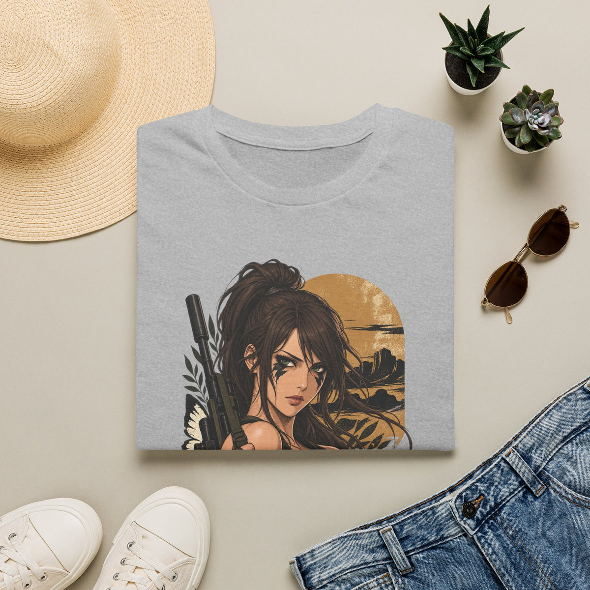 Quiet | Metal Gear | Anime Style Pin Up Gamer Girl T Shirt