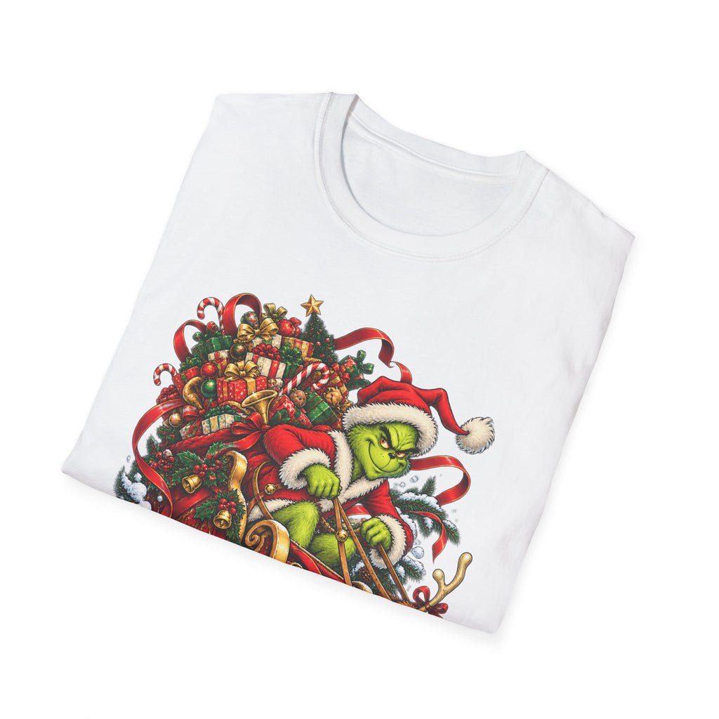 Grinch & Max Sleigh Ride | Funny Christmas T Shirt