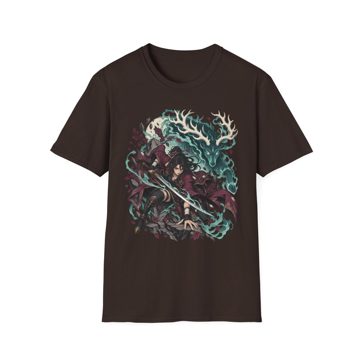 Spirit of the Forest | Fantasy Spirit Samurai T-Shirt
