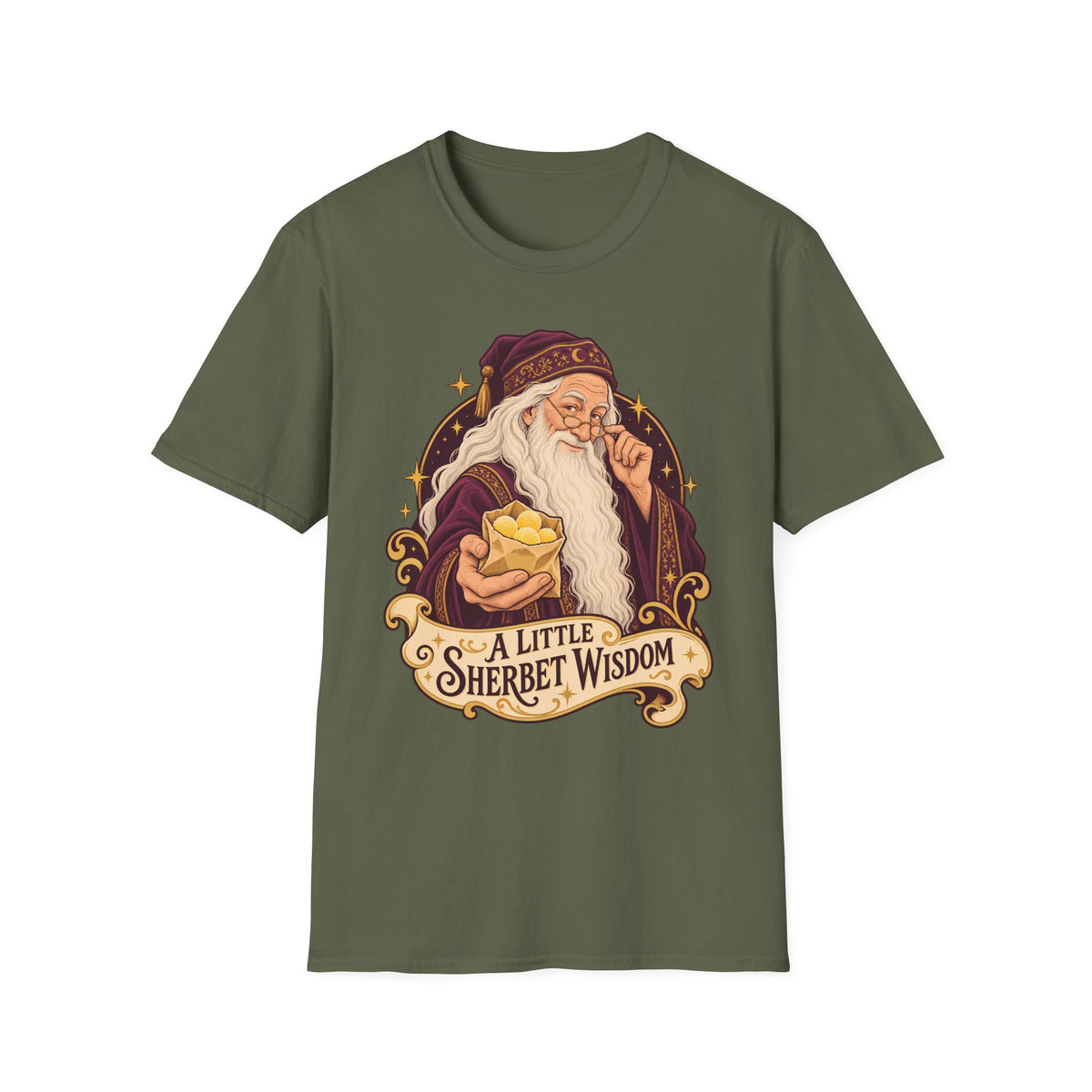 Dumbledore | Sherbet Lemon? | Harry Potter Illustration T‑Shirt